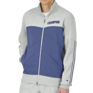 Champion Mens Powerblend Fleece Jacket Size XXL Full Zip Streetwear Athleisure